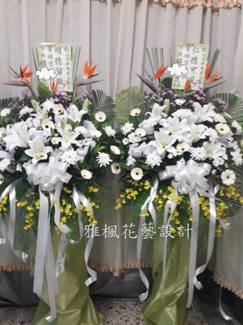 土庫花店,北港花店喪禮花柱