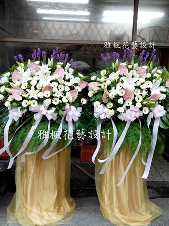 喪禮花柱和美花店,長老教會追思花柱員林花店