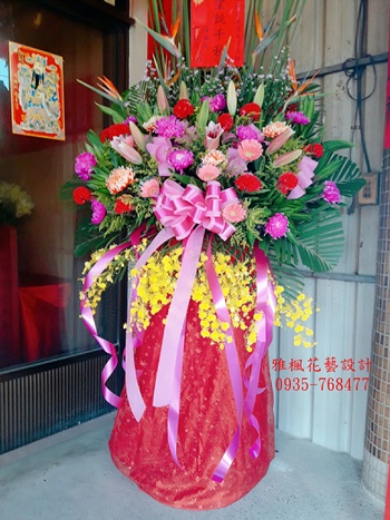 田中鎮花店,觀世音菩薩佛誕送花柱永靖鄉花店