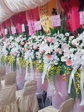 送喪家花柱鹿港鎮花店,秀水鄉花店