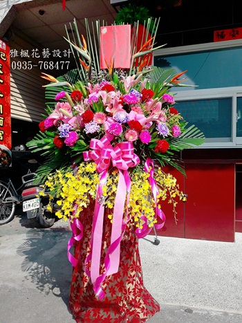 彰化花店,文創店開幕送花柱西螺花店