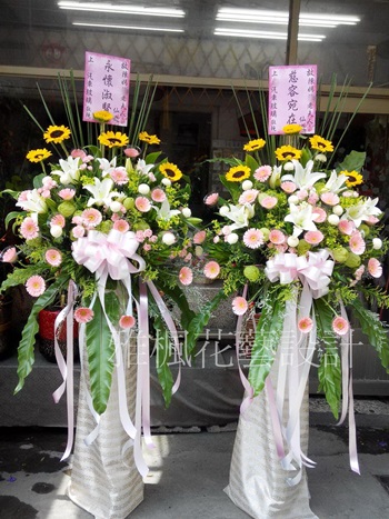 公祭花籃外送推薦永靖花店,社頭花店,田中花店