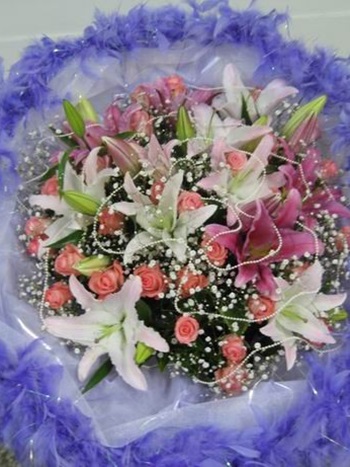 彰化花店,莿桐花店,魚池鄉花店求婚花束網路訂花台中