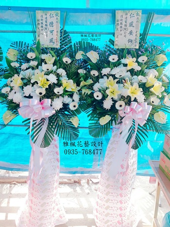 喪事花籃社頭鄉花店，大城鄉花店喪禮