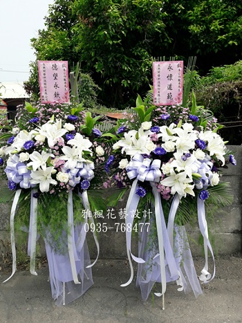 北斗殯儀館送花,北斗鎮第二殯儀館花柱外送北斗鎮生命禮儀管理所
